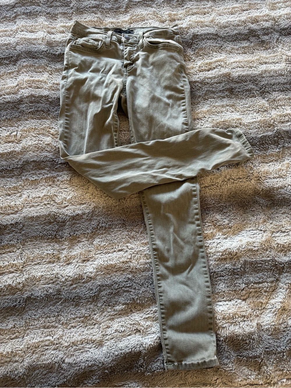 Flying Monkey Dusty Olive Skinny Jeans